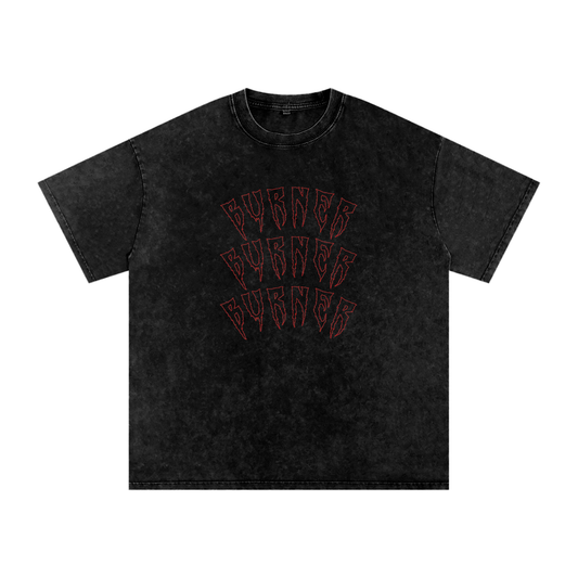 As Above So Below - Acid Wash Oversize T-Shirt - 250 GSM