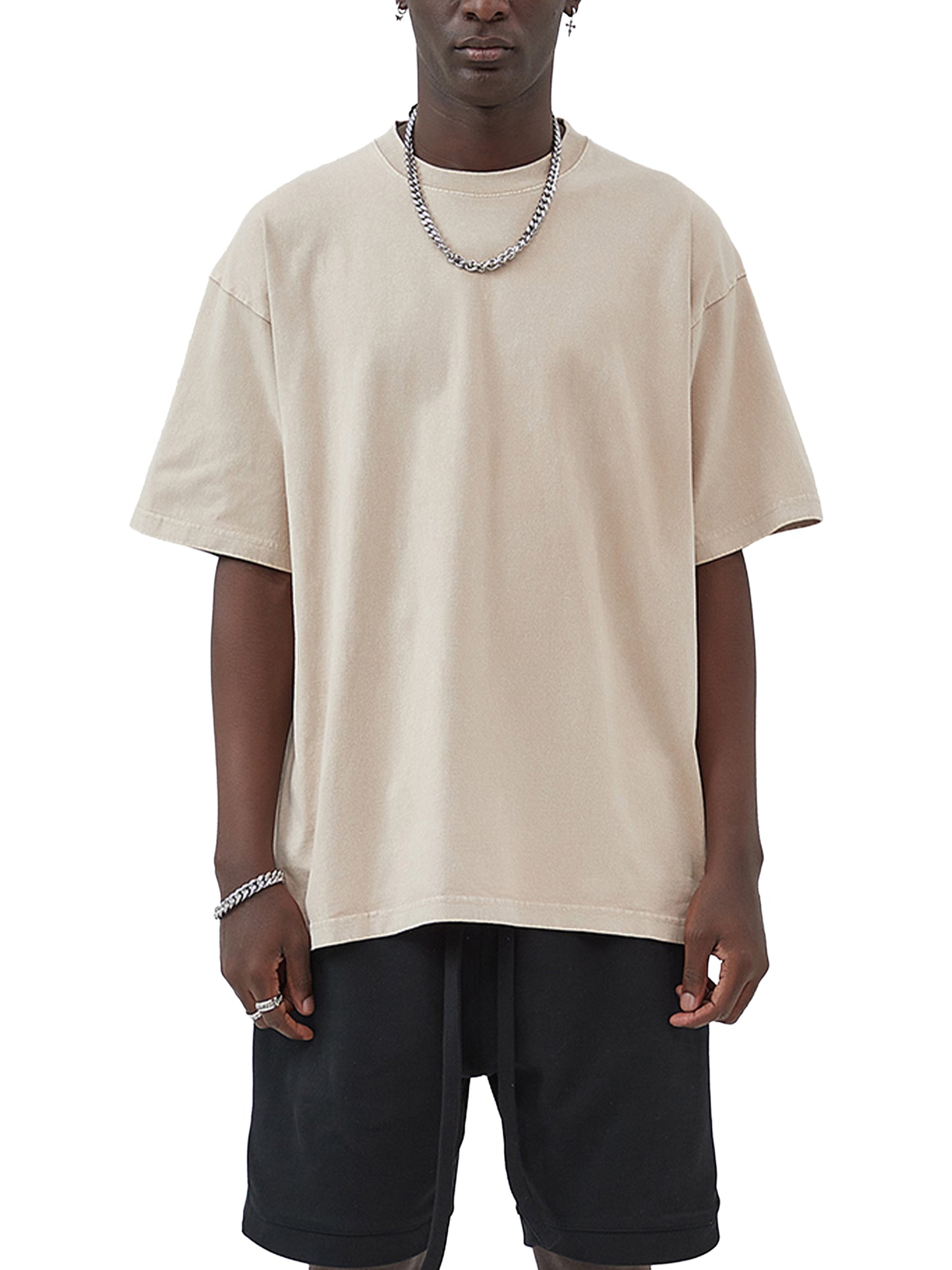As Above So Below - Acid Wash Oversize T-Shirt - 250 GSM